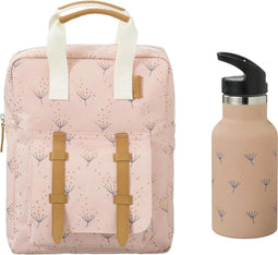 Fresk rugzak + drinkfles thermos Dandellion