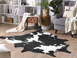 Beliani BOGONG - Schapenvel - Zwart - Acryl