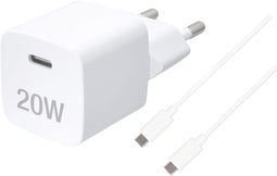 Vivanco 64008 - Oplader - 20W Power Delivery 3.0 - Wit