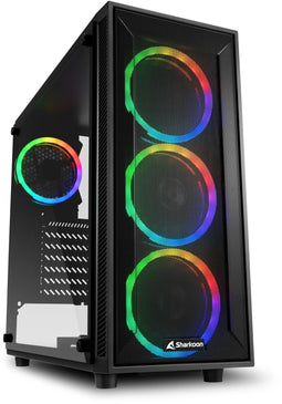 Sharkoon TG4M - ATX Semi-toren - LED RGB - Zwart