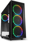 Sharkoon TG4M - ATX Semi-toren - LED RGB - Zwart