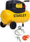 Stanley D200/8/24 - Luchtcompressor 8 Bar - 24L - Incl. 6 Accessoires