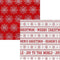 Benza Kerstpapier - Tweezijdig cadeaupapier - 2 Rollen van 6 meter - Multikleur