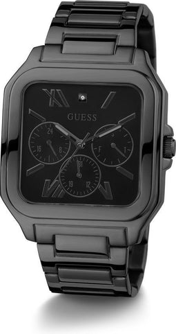 Guess Integrity Diamond GW0631G2 - Polshorloge - 42 mm - Zwarte behuizing - Roestvrij staal