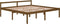 vidaXL - Seniorenbed - massief - grenenhout - honingbruin - 200x200 - cm