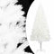 vidaXL - Kunstkerstboom - met - verlichting - en - kerstballen - 120 - cm - wit
