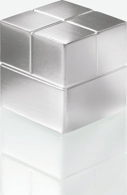Sigel magneet - CUBE design - 20x20x20mm - voor glasbord - C20 supersterk - zilver - SI-BA196