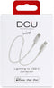 DCU Advance Tecnologic 34101300 - Kabel - Apple Lightning naar USB type-C - Wit