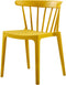 WOOOD Bliss - Eetkamerstoel - Stapelbaar - Oker geel - 75x52x53 cm