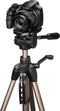 Hama Star 61 - Tripod - 3D-hoofd met waterpas - Champagne
