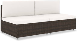 vidaXL-Tweezitsbank-sectioneel-poly-rattan-bruin