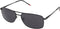Hugo By Boss Hg 1287/S - Rechthoekig Metaal Heren Zonnebril - Grijze lenzen - Zwart frame