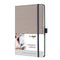 Sigel notitieboek A5 - Conceptum - 194 pagina's - 80 grams - dots - beige - SI-CO693