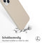 Accezz Liquid Silicone Backcover - Schokabsorberend - Beige (iPhone 15 Plus)
