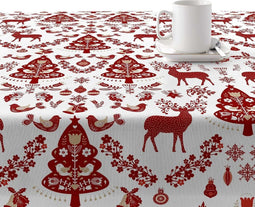 Vlekbestendig tafelkleed van hars Belum Merry Christmas 250 x 140 cm