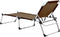 vidaXL - Ligbed - extra - hoog - inklapbaar - senior - aluminium - bruin
