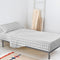 Happy Friday Sheet set 2 pieces Vichy grey 160x270 cm (Single) Grey
