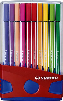 STABILO Pen 68 - Premium Viltstift - Colorparade - Set Met 20 Verschillende Kleuren