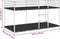 vidaXL - Stapelbed - zonder - matras - 75x190 - cm - staal - zwart