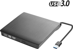 DrPhone DW2 - Externe DVD/CD Writer - USB 3.0 - Zwart