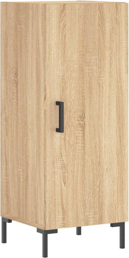 vidaXL - Dressoir - 34,5x34x90 - cm - bewerkt - hout - sonoma - eiken