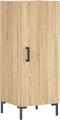 vidaXL - Dressoir - 34,5x34x90 - cm - bewerkt - hout - sonoma - eiken
