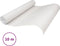 vidaXL - Vliesbehang - 3D - effen - 10x0,53 - m - wit