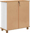 vidaXL - Lade - 'ASKIM'Wit - 91x40x95,5 - cm - Massief - Grenenhout