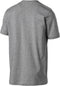 PUMA ESS Logo Tee - Regular fit - Rib crew neck - Medium Gray Heather - Maat S