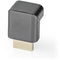 Nedis CVTB34901GY - HDMI-adapter met ethernet - 90° gehoekte aansluiting - Grijs