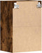 vidaXL - Hangkast - 40x29,5x60 - cm - bewerkt - hout - gerookt - eikenkleurig