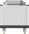vidaXL - Plantenbak - met - wielen - 240x50x54 - cm - polypropeen - wit