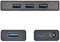 j5create JUH340 - USB 3.0 4-Port Hub - 4x USB 3.2 (Gen1, 5Gb/s) type-A - Zwart