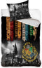 Harry Potter - Dekbedovertrek Banners - 140 x 200 cm - Multicolor