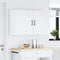 vidaXL - Keukenwandkasten - 2 - st - Kalmar - bewerkt - hout - wit