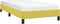 vidaXL - Bedframe - stof - groen - 90x200 - cm