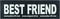 Set Labels voor Powerharness - Small tekst: BEST FRIEND