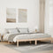 vidaXL - Bedframe - extra - lang - zonder - matras - massief - grenenhout - 180x220 - cm
