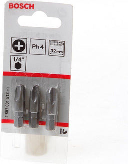 Bosch Bit extra-hard - PH 4 - 32 mm - ISO 1173 C6.3 (1 stuk)