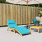 vidaXL - Ligbedkussen - oxford - stof - turquoise