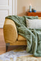 In The Mood Collection Bronte Fleece Deken - L200 x B150 cm - Donkergroen
