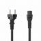 Nedis Stroomkabel - Type F (CEE 7/7) Male - IEC-320-C5 - 2.00 m - Zwart
