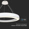 V-TAC VT-7793 - Dimbare kroonluchter Hanglamp - 90W 11000 Lumen 4000K - Wit