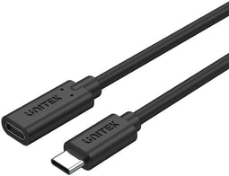 Unitek C14086BK-1M - USB-C Extender - 10GBPS 4K60HZ PD 100W - Zwart