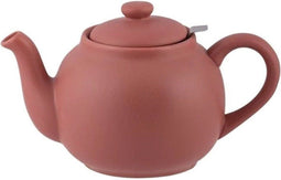 Plint Retro Theepot – 0,9 Liter inhoud – Inclusief Theezeef – Terracotta Rose