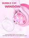 iClever BTH19 - draadloze kinderkoptelefoon - kattenoortjes met RGB LED - roze