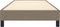 vidaXL - Bedframe - zonder - matras - 90x190 - cm - stof - taupe