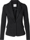VERO MODA VMJULIA LS BLAZER - Dames Blazer - Aangesloten met knoopsluiting - Zwart