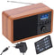 Adler AD 1184 - Retro radio - DAB+ Bluetooth RDS - Hout