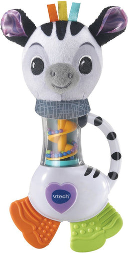 Vtech Baby Dierenvriendjes Rammelaar Zebra - Educatief Baby Speelgoed - Rammelaar - Cadeau - Vanaf 3 Maanden